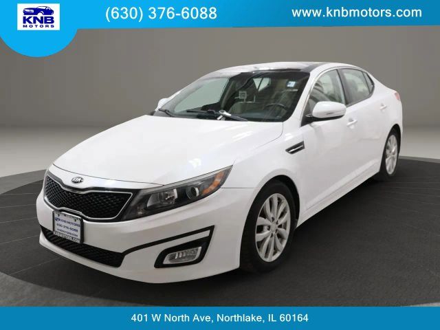Snow White Pearl 2015 Kia Optima EX Sedan Front-Wheel Drive 6-Speed Automatic