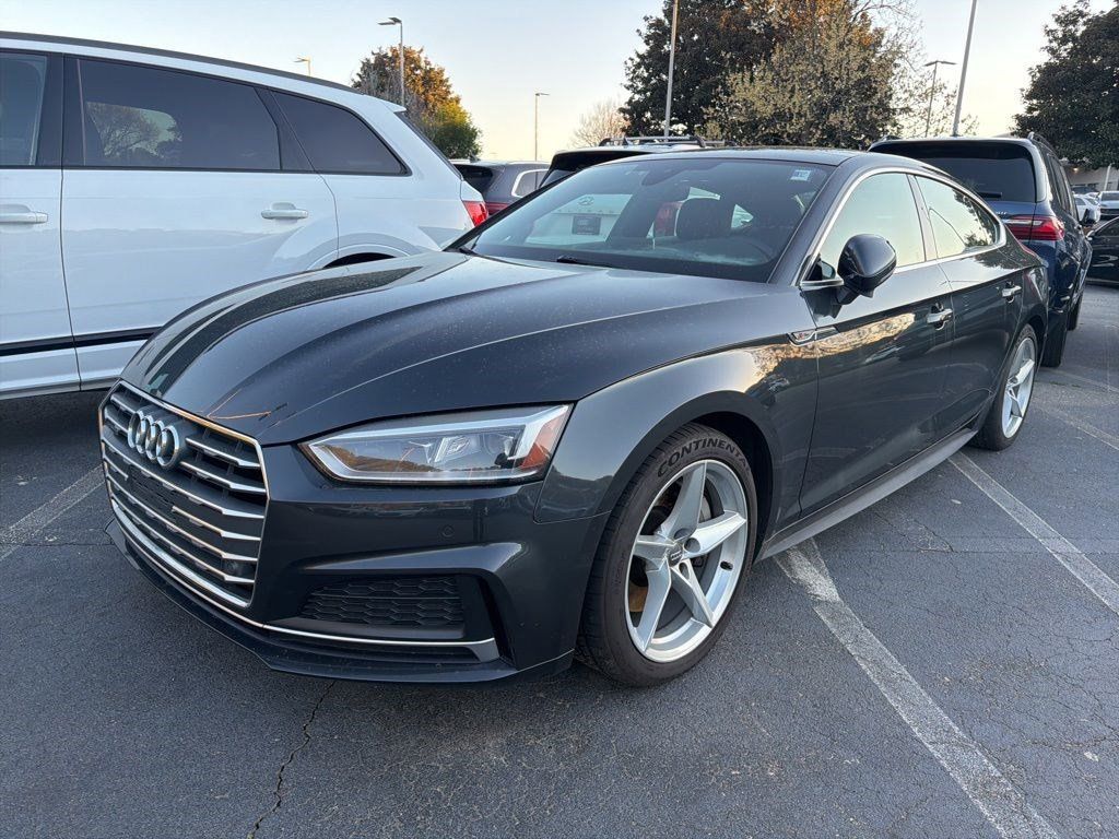 Manhattan Gray Metallic 2018 Audi A5 Sportback 2.0T quattro Premium Plus AWD Sedan All-Wheel Drive 7-Speed Automatic