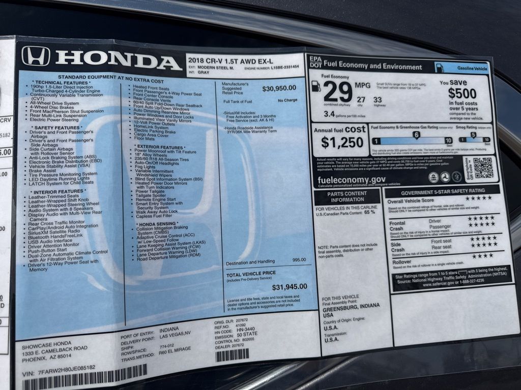 Thumbnail: 2018 Honda CR-V - 9