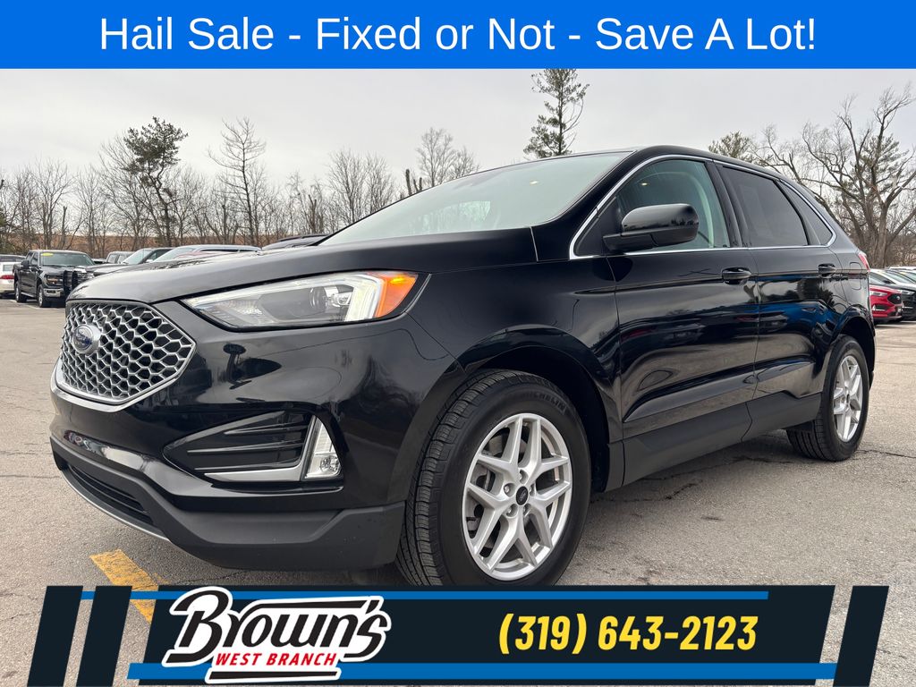 Agate Black Metallic 2024 Ford Edge SEL AWD SUV / Crossover All-Wheel Drive 8-Speed Automatic