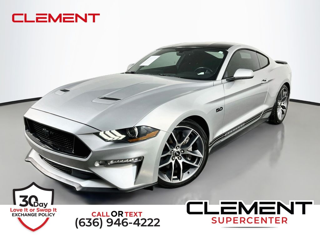 Ingot Silver 2019 Ford Mustang Coupe Rear-Wheel Drive 6-Speed Manual