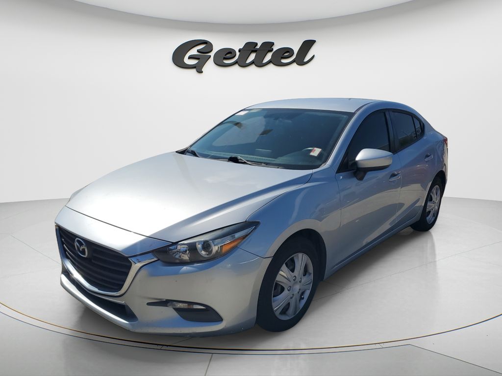 Sonic Silver Metallic 2017 Mazda MAZDA3 Sedan Front-Wheel Drive 6-Speed Automatic