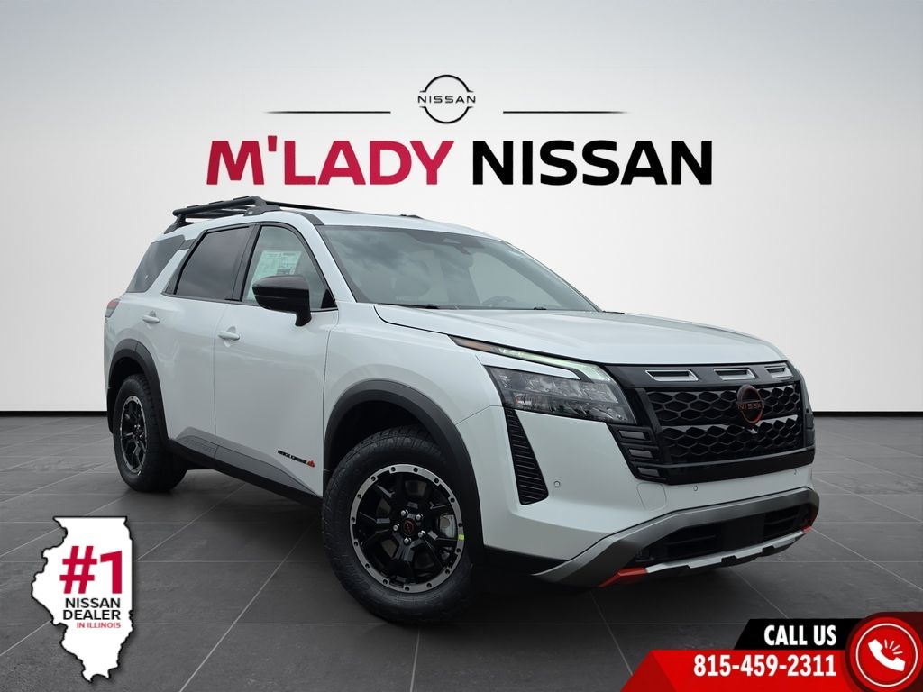 White Pearl 2026 Nissan Pathfinder SUV / Crossover All-Wheel Drive 9-Speed Automatic