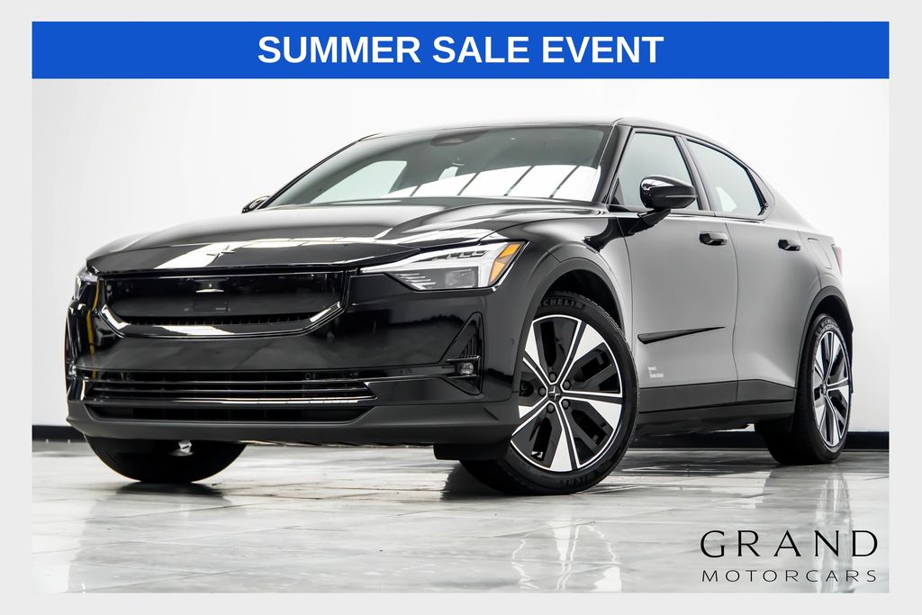 Space Metallic 2024 Polestar 2 Sedan All-Wheel Drive 1-Speed Automatic