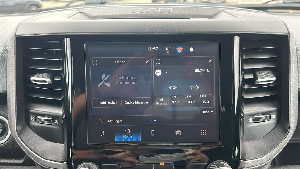 2025 Ram 1500 Tradesman White at Shottenkirk Kia Fort Bend