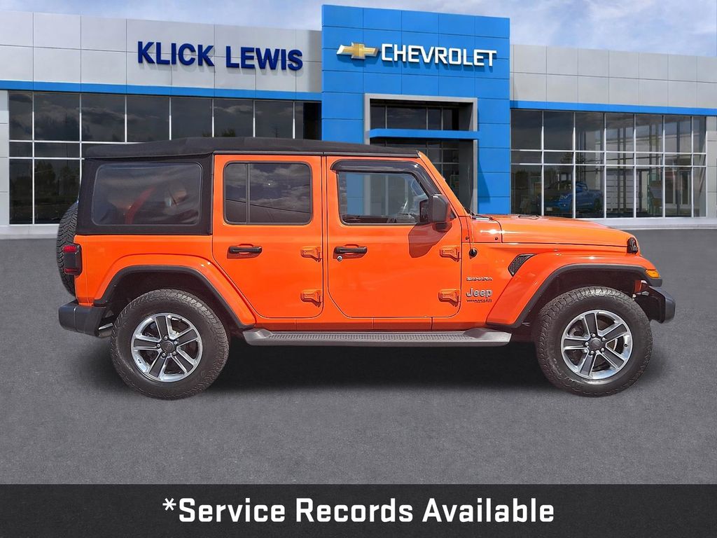 2018 Jeep Wrangler Unlimited Sahara Orange at Subaru and VW of Moon Township