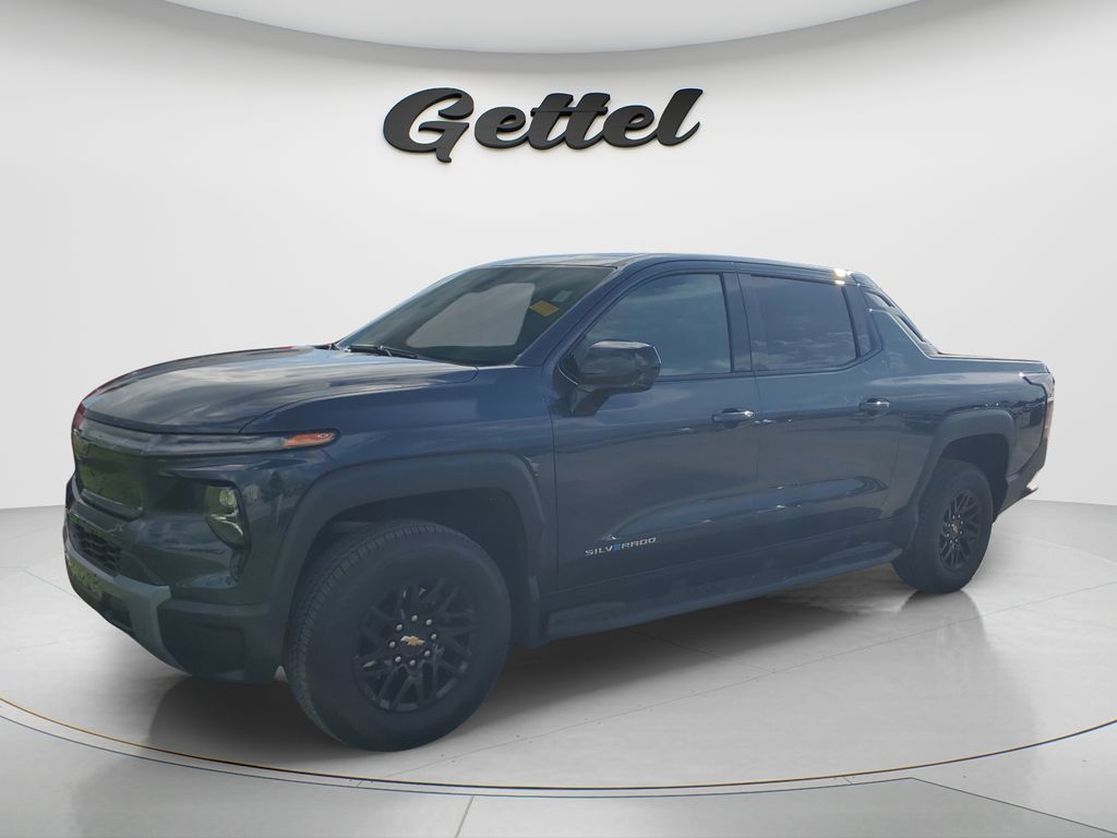 Silver (Smoke Metallic) 2026 Chevrolet Silverado EV Pickup Truck All-Wheel Drive 1-Speed Automatic