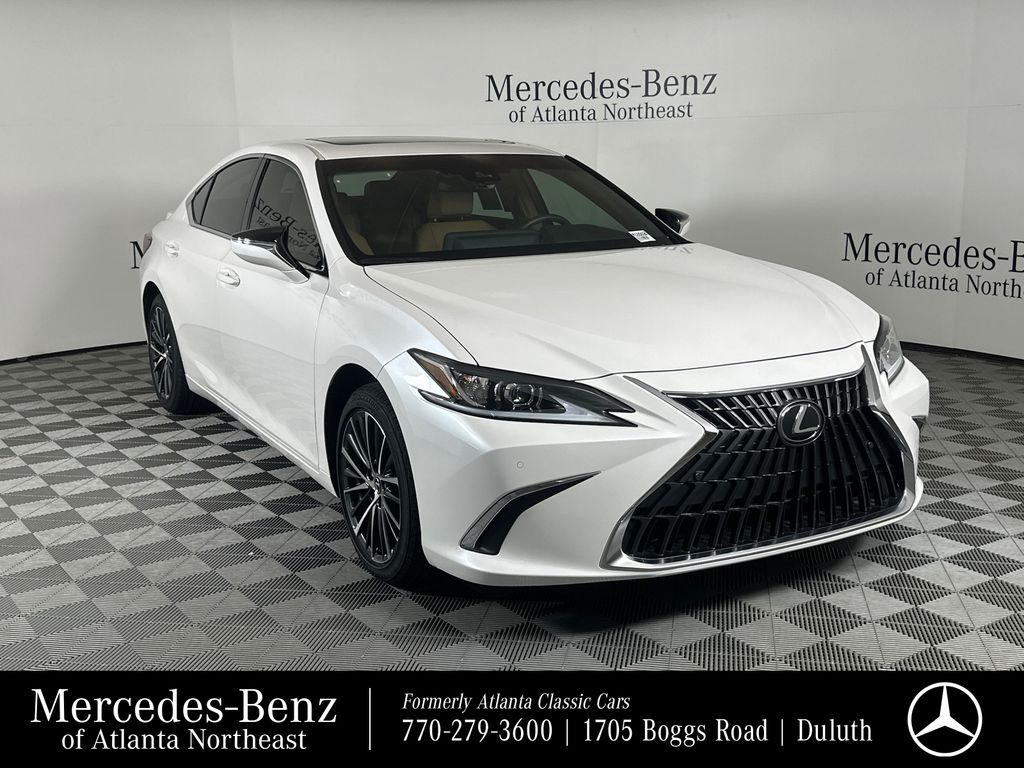 Eminent White Pearl 2024 Lexus ES Hybrid 300h FWD Sedan Front-Wheel Drive Continuously Variable Transmission