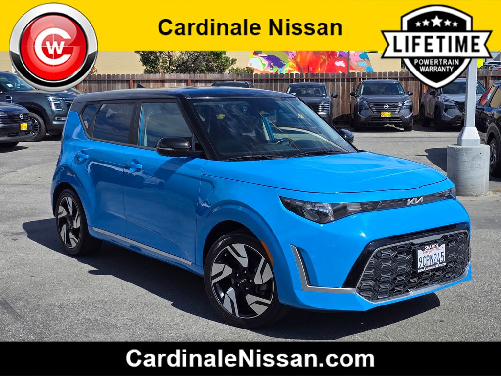 Surf Blue 2023 Kia Soul SUV / Crossover Front-Wheel Drive Continuously Variable Transmission