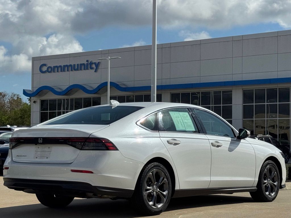 2023 Honda Accord EX White at Mac Haik CDJR North Houston