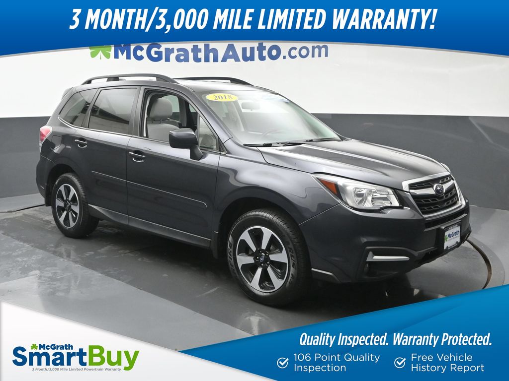 Dark Gray Metallic 2018 Subaru Forester SUV / Crossover All-Wheel Drive Continuously Variable Transmission
