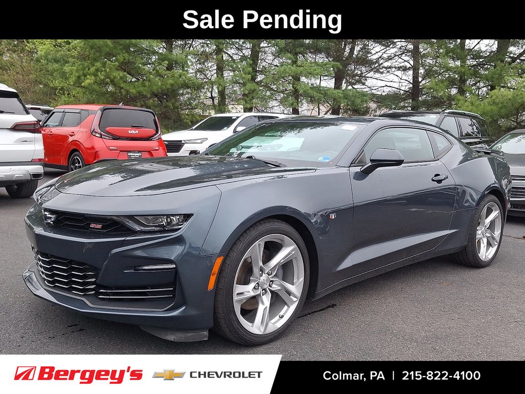 Shadow Gray Metallic 2022 Chevrolet Camaro 2SS Coupe RWD Coupe Rear-Wheel Drive Manual