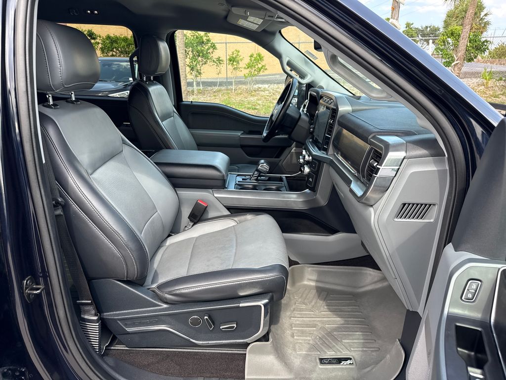 Certified Used 2021 Blue Ford Lariat image 28