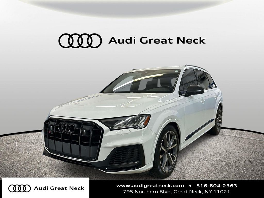 Glacier White 2023 Audi SQ7 SUV / Crossover All-Wheel Drive 8-Speed Automatic