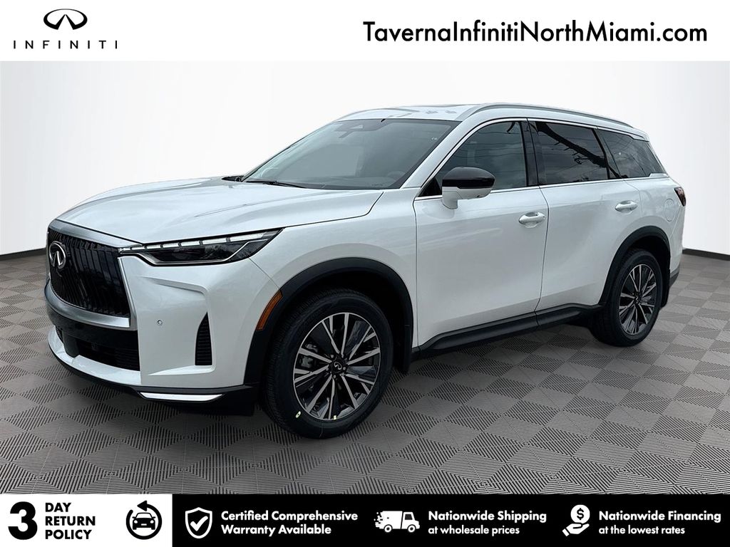 White 2027 INFINITI QX60 SUV / Crossover Front-Wheel Drive 9-Speed Automatic