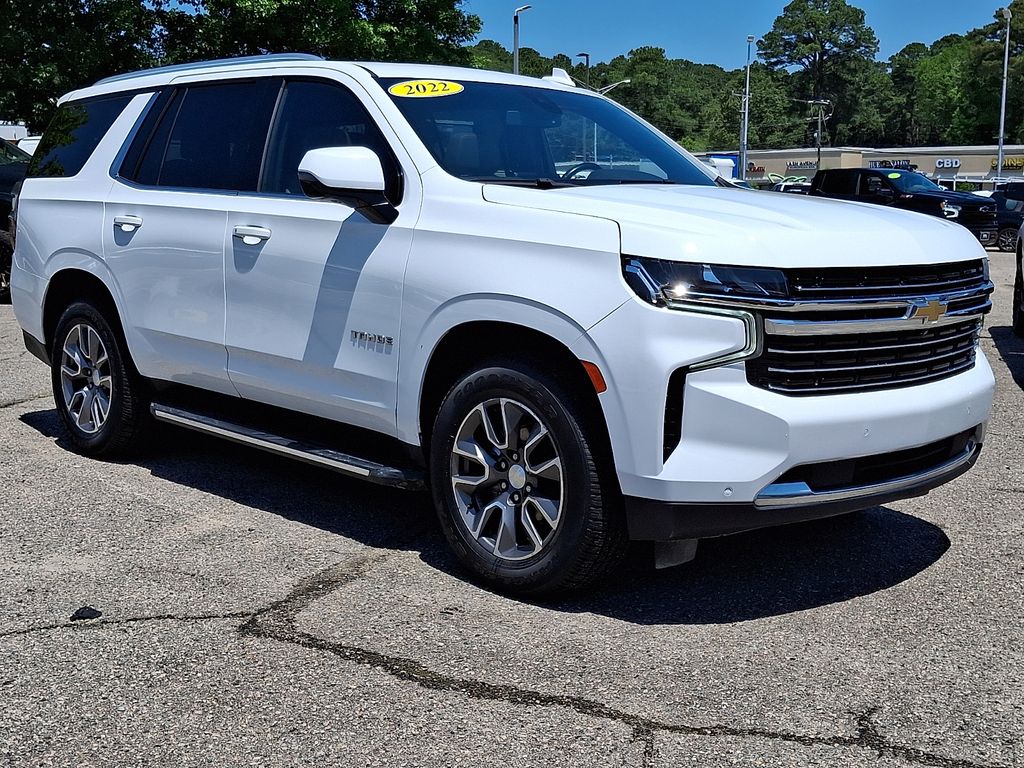 Summit White 2022 Chevrolet Tahoe LT 4WD SUV / Crossover Four-Wheel Drive Automatic