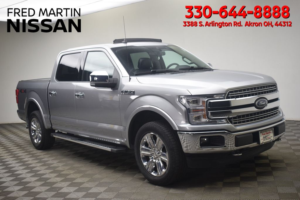 Silver Metallic 2020 Ford F-150 Pickup Truck Four-Wheel Drive Automatic