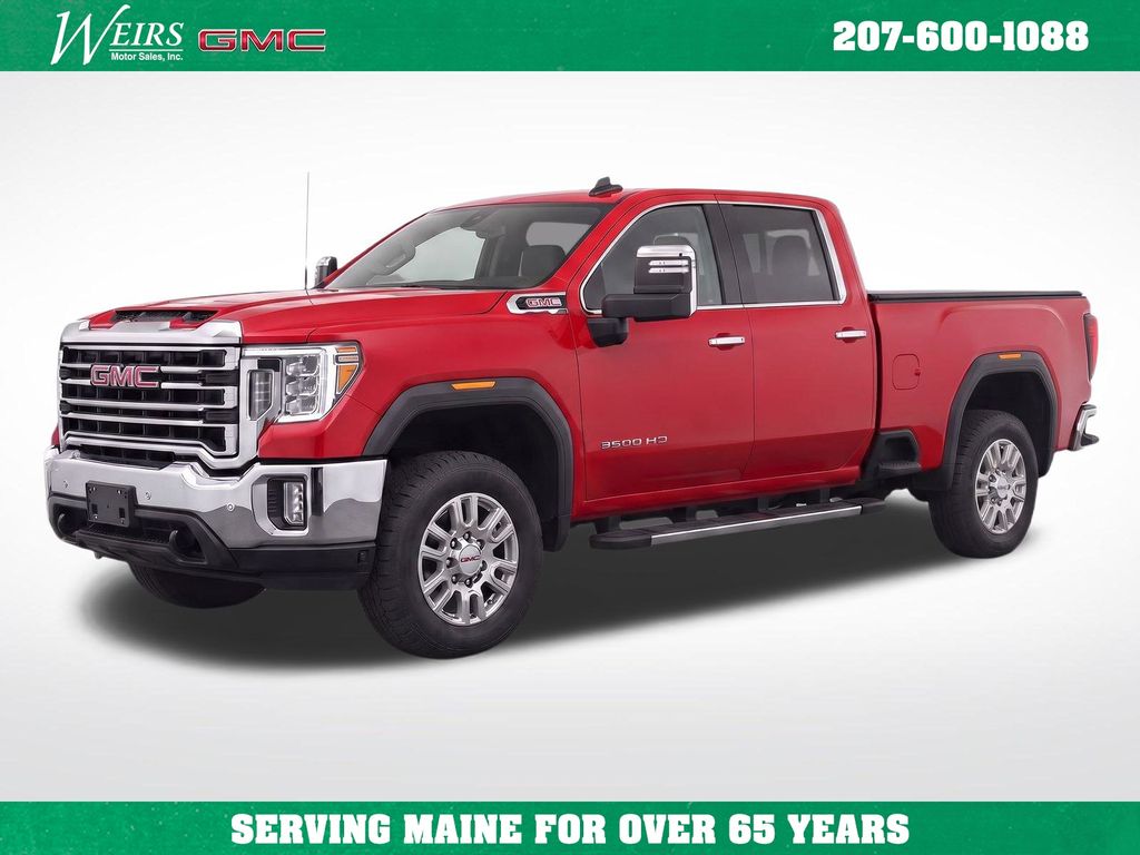 Cardinal Red 2023 GMC Sierra 3500HD Pickup Truck Four-Wheel Drive 6-Speed Automatic
