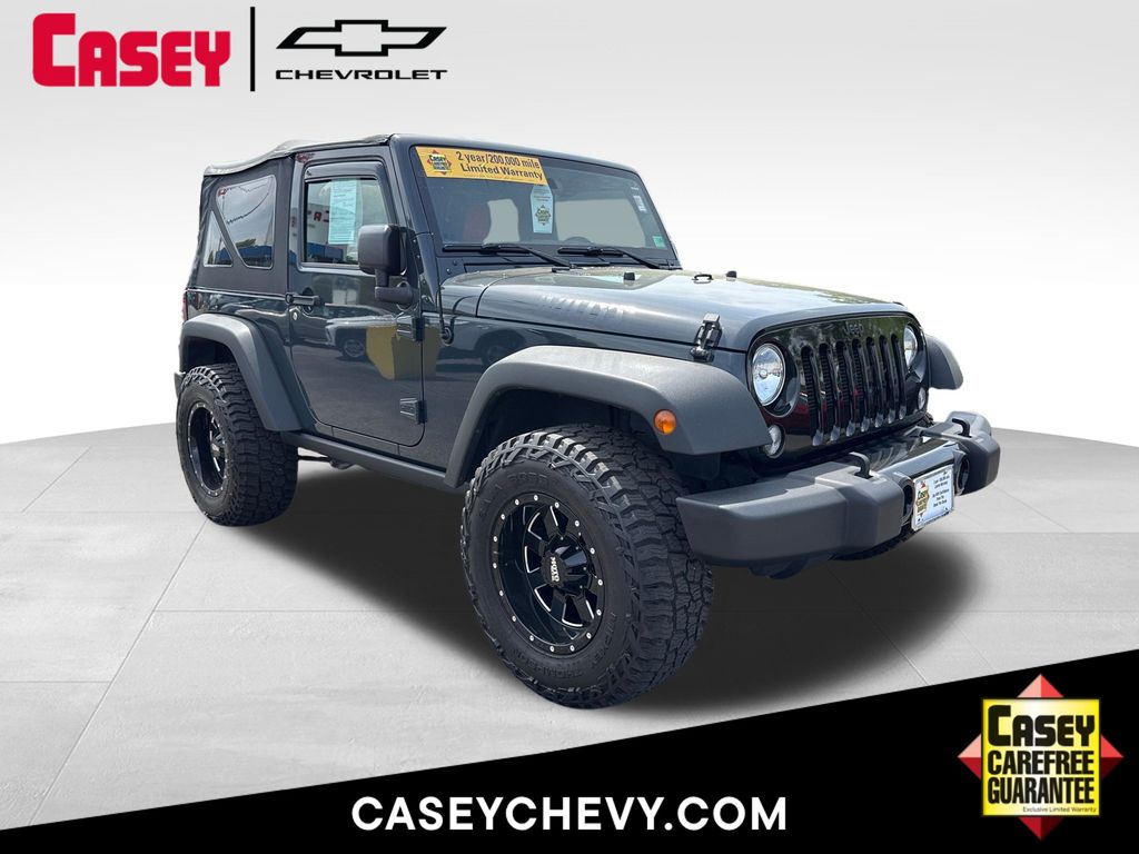 Rhino Clearcoat 2018 Jeep Wrangler JK Willys Wheeler 4WD SUV / Crossover Four-Wheel Drive 5-Speed Automatic
