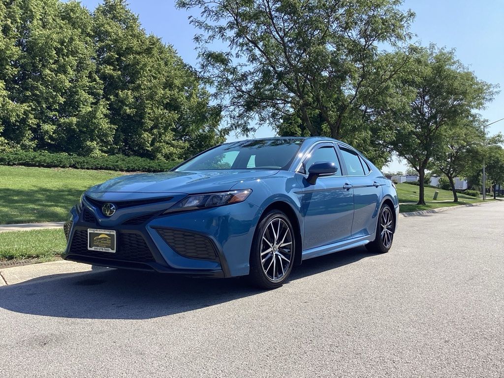 Cavalry Blue 2024 Toyota Camry Sedan Front-Wheel Drive 8-Speed Automatic