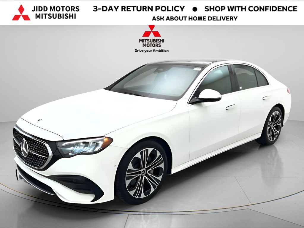 Polar White 2025 Mercedes-Benz E-Class Sedan All-Wheel Drive 9-Speed Automatic