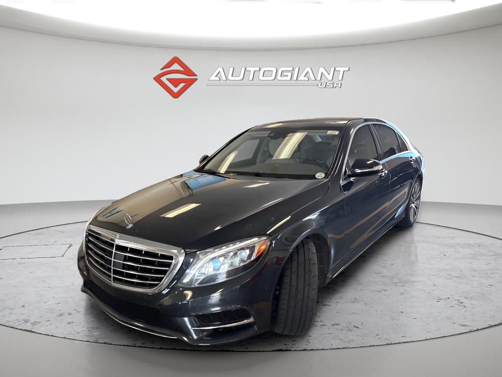 Anthracite Blue Metallic 2016 Mercedes-Benz S-Class Sedan Rear-Wheel Drive 7-Speed Automatic