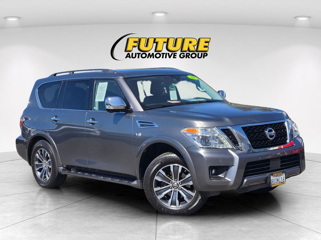 Gray (Gun Metallic) 2019 Nissan Armada SUV / Crossover Four-Wheel Drive 7-Speed Automatic