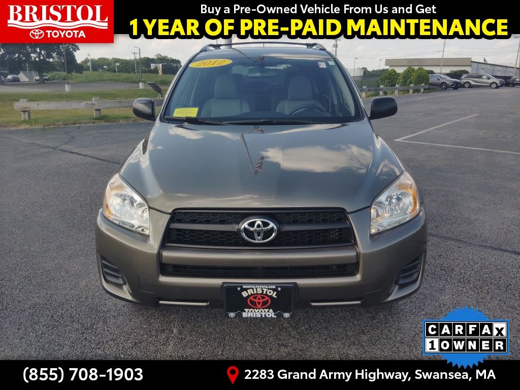 Used 2012 Toyota RAV4 Base with VIN JTMBF4DV3C5055084 for sale in Swansea, MA