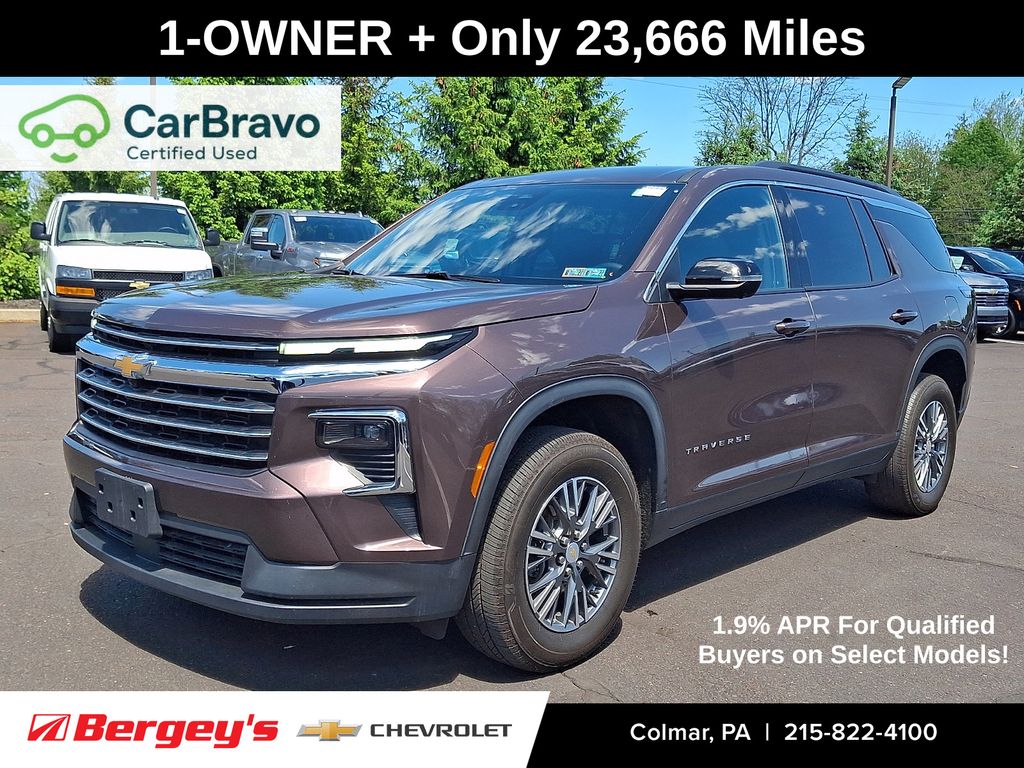 Stardust Metallic 2024 Chevrolet Traverse SUV / Crossover Four-Wheel Drive 8-Speed Automatic