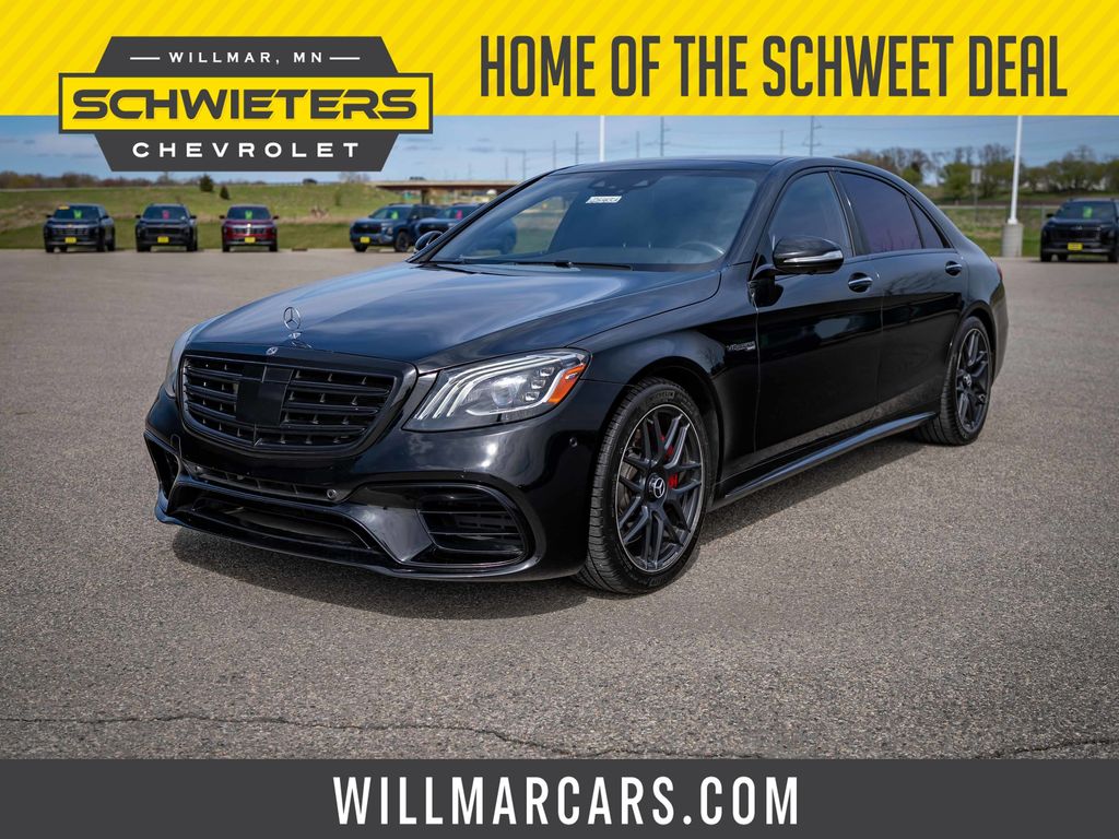 Black 2019 Mercedes-Benz S-Class Sedan All-Wheel Drive 9-Speed Automatic