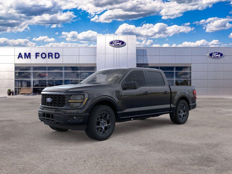 Black Metallic 2026 Ford F-150 Pickup Truck Four-Wheel Drive Automatic