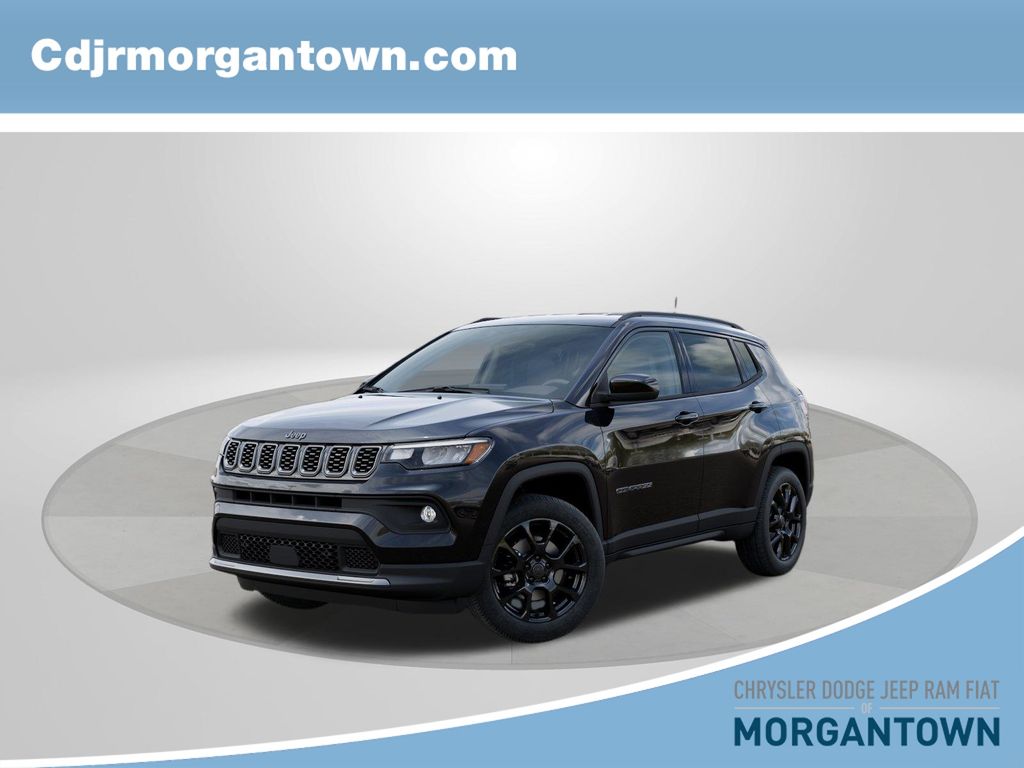 diamond black crystal pearlcoat 2026 Jeep Compass Latitude 4WD SUV / Crossover Four-Wheel Drive 8-Speed Automatic