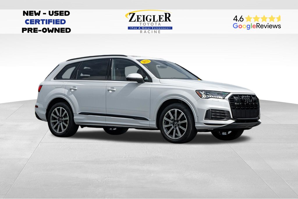 Glacier White 2023 Audi Q7 SUV / Crossover All-Wheel Drive 8-Speed Automatic