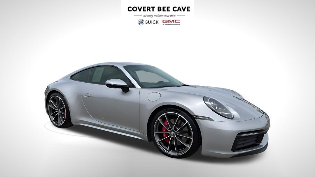 Dolomite Silver Metallic 2021 Porsche 911 Carrera S Coupe RWD Coupe Rear-Wheel Drive 8-Speed Automatic