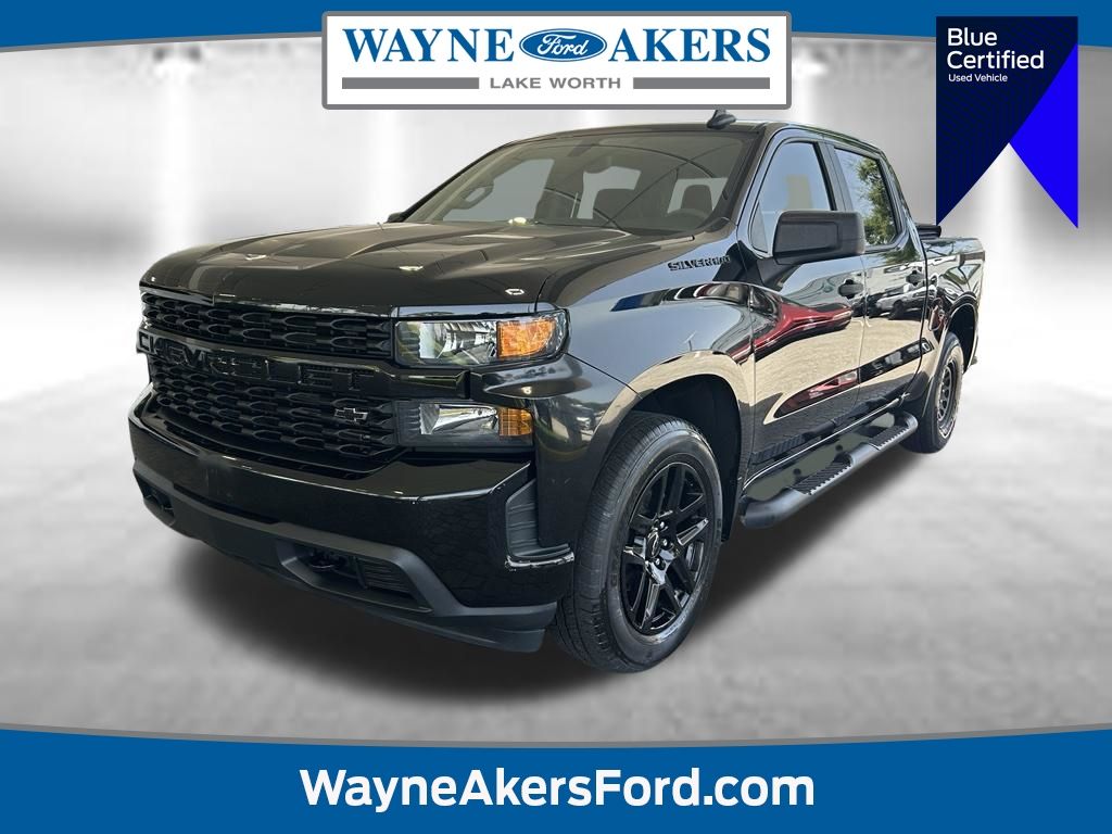 Black 2020 Chevrolet Silverado 1500 Pickup Truck 4X2 8-Speed Automatic