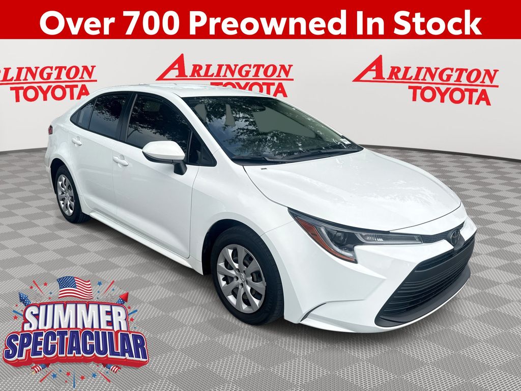 Ice Cap 2023 Toyota Corolla Sedan Front-Wheel Drive Continuously Variable Transmission