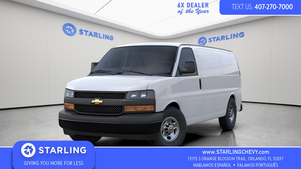 Summit White 2026 Chevrolet Express Cargo 3500 RWD Van Rear-Wheel Drive