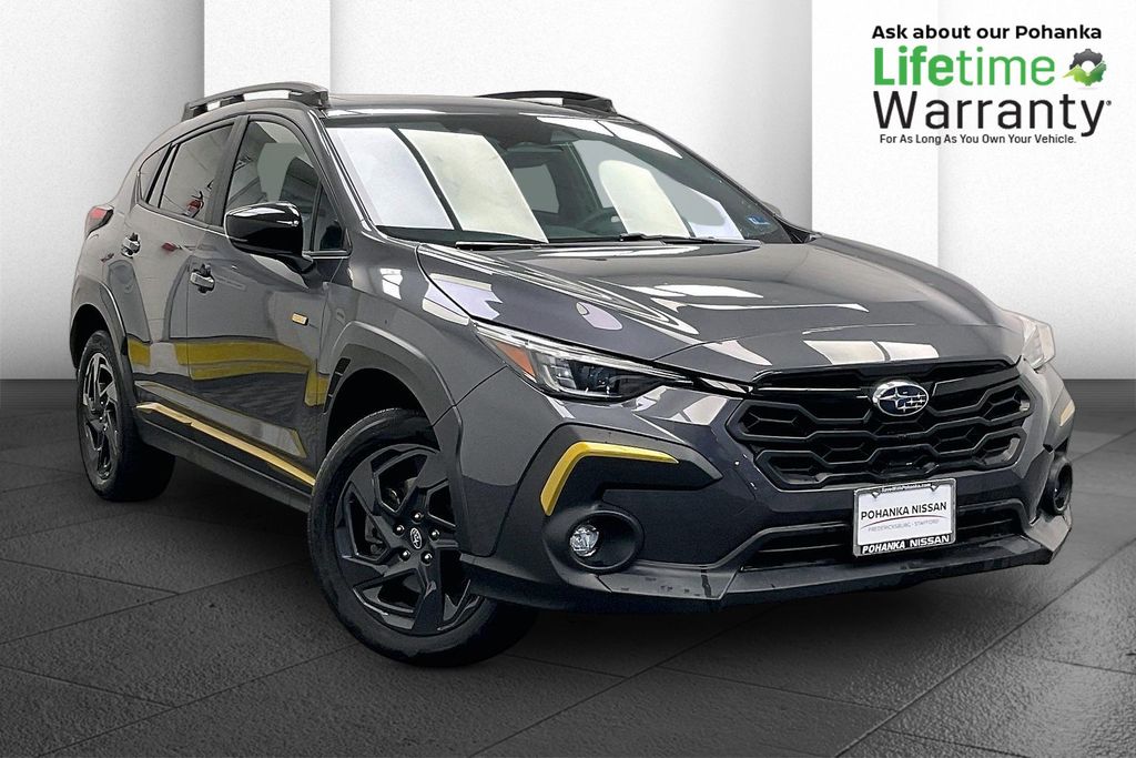 Gray 2024 Subaru Crosstrek Sport AWD SUV / Crossover All-Wheel Drive Continuously Variable Transmission