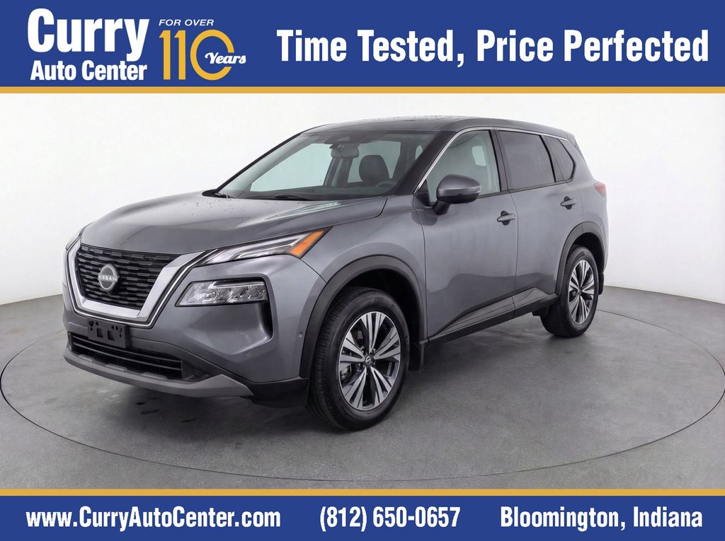 Gray (Gun Metallic) 2023 Nissan Rogue SV AWD SUV / Crossover All-Wheel Drive Continuously Variable Transmission