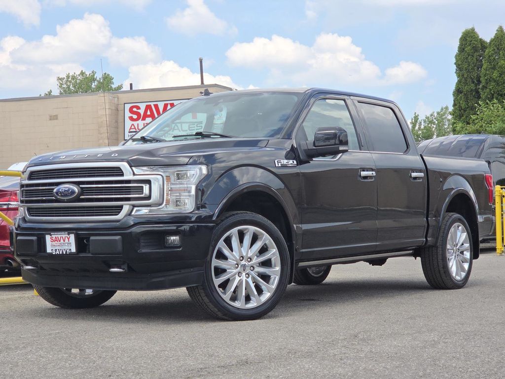 Black 2019 Ford F-150 Pickup Truck Four-Wheel Drive Automatic