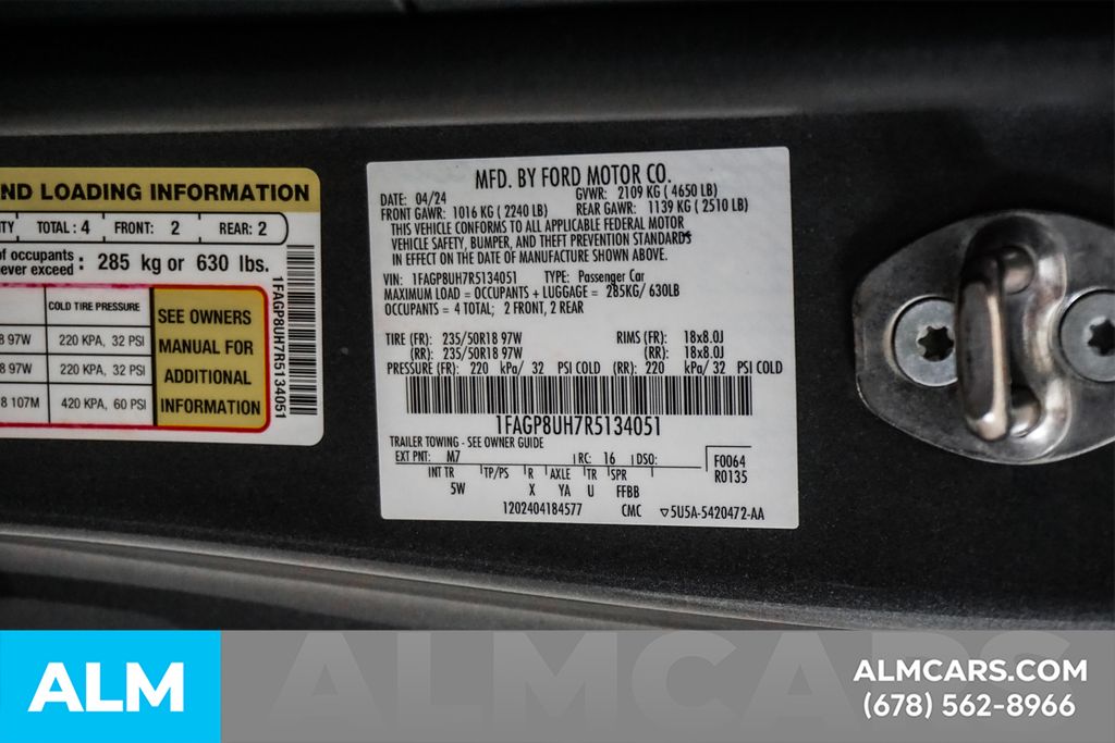 Used 2024 Gray Ford EcoBoost Premium image 52
