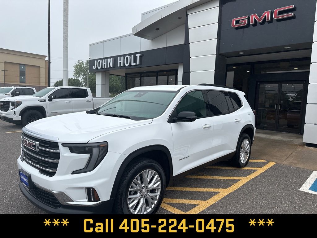 Summit White 2026 GMC Acadia SUV / Crossover Front-Wheel Drive 8-Speed Automatic