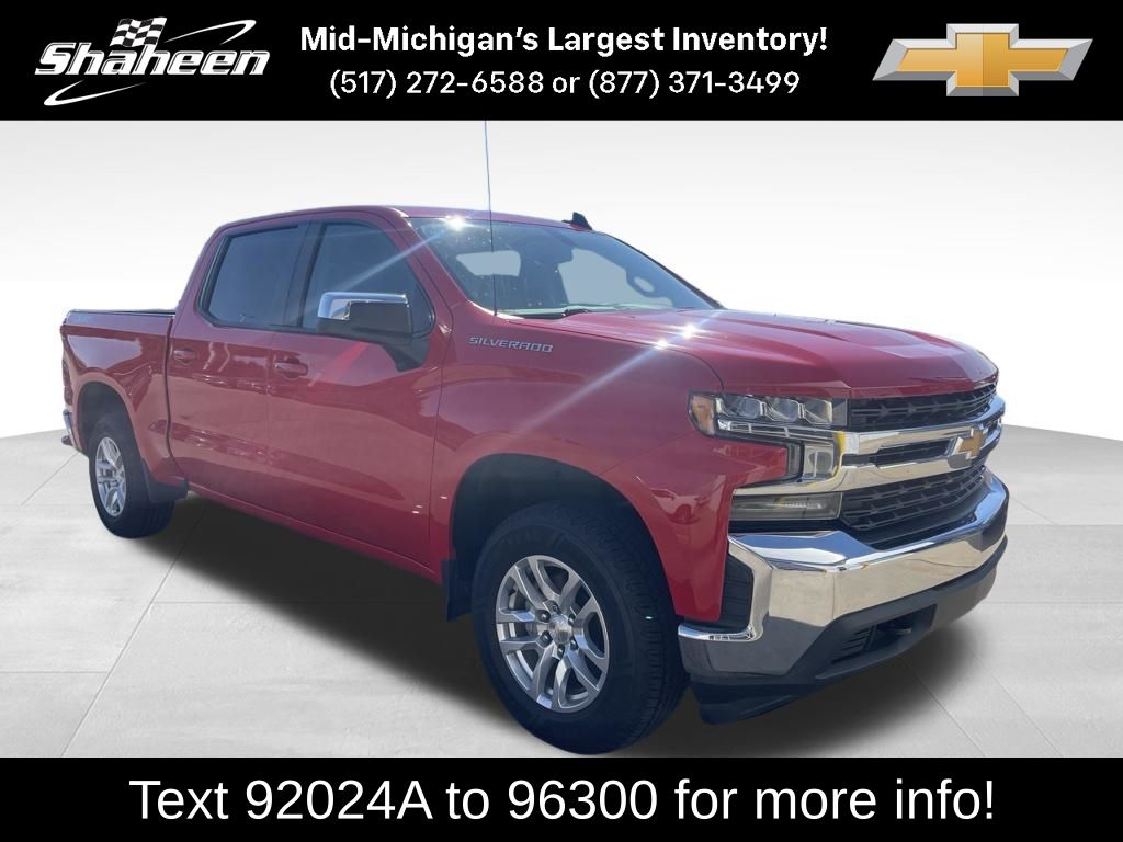 Red Hot 2019 Chevrolet Silverado 1500 Pickup Truck Four-Wheel Drive 8-Speed Automatic
