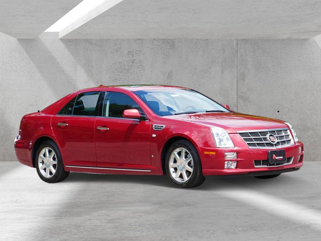 Crystal Red Tint 2009 Cadillac STS V8 Luxury RWD Sedan Rear-Wheel Drive 6-Speed Automatic Overdrive