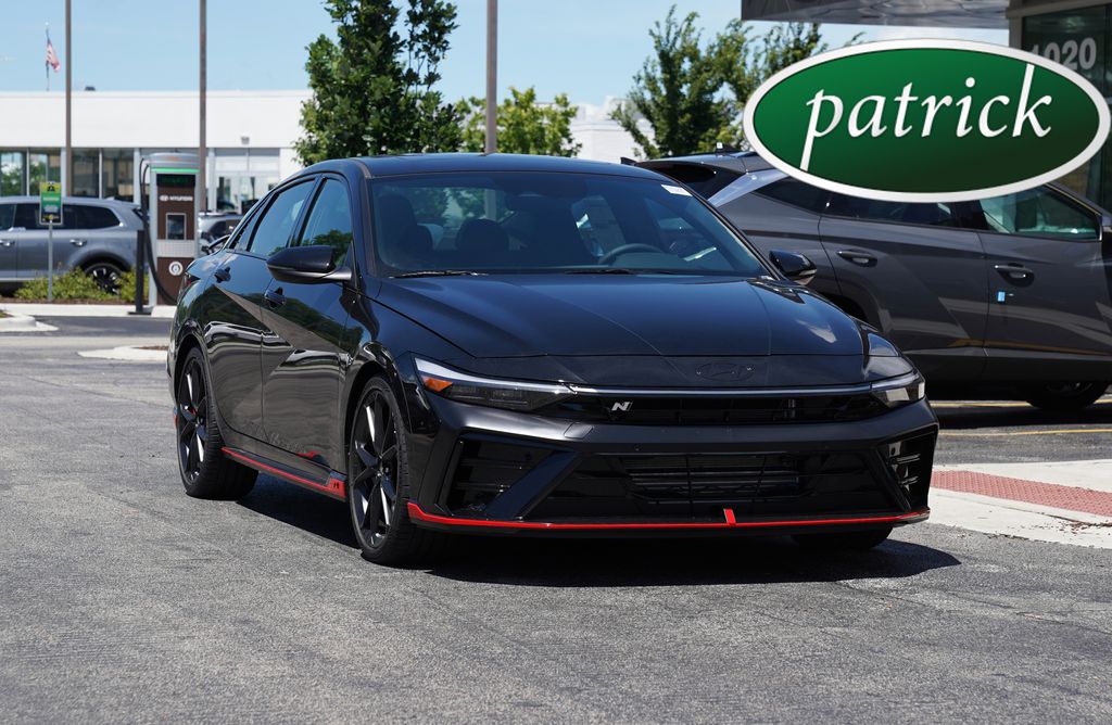Abyss Black 2026 Hyundai Elantra N Sedan Front-Wheel Drive 8-Speed Automatic