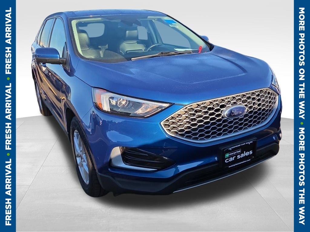 Blue Metallic 2023 Ford Edge SUV / Crossover All-Wheel Drive 8-Speed Automatic