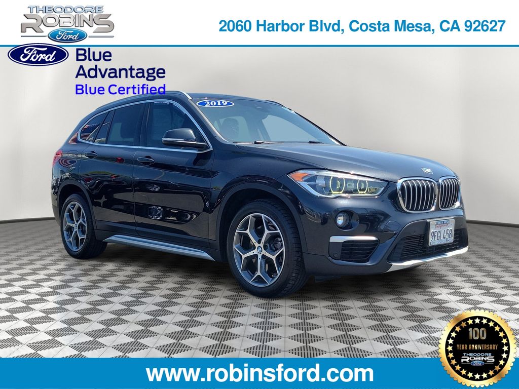 Black Sapphire Metallic 2019 BMW X1 SUV / Crossover Front-Wheel Drive 8-Speed Automatic