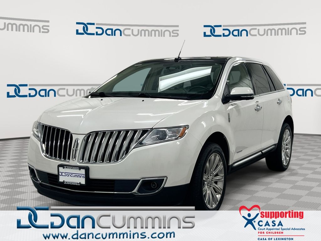 White Platinum Clearcoat Metallic 2015 Lincoln MKX SUV / Crossover Front-Wheel Drive 6-Speed Automatic