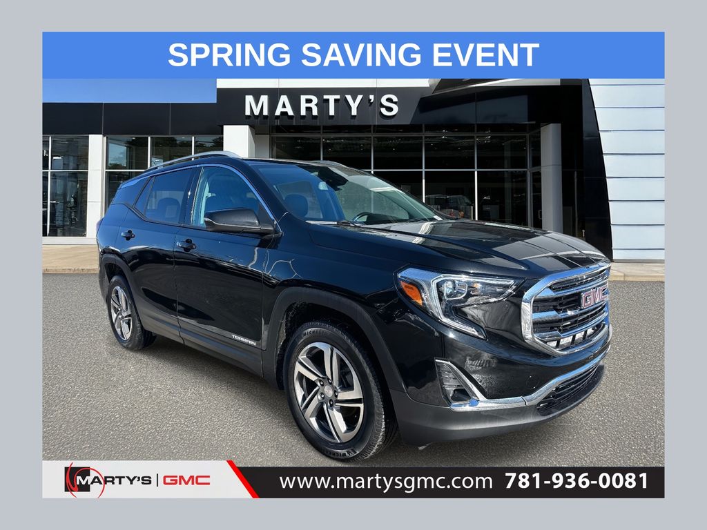 Black (Ebony Twilight Metallic) 2021 GMC Terrain SLT AWD SUV / Crossover Four-Wheel Drive 9-Speed Automatic