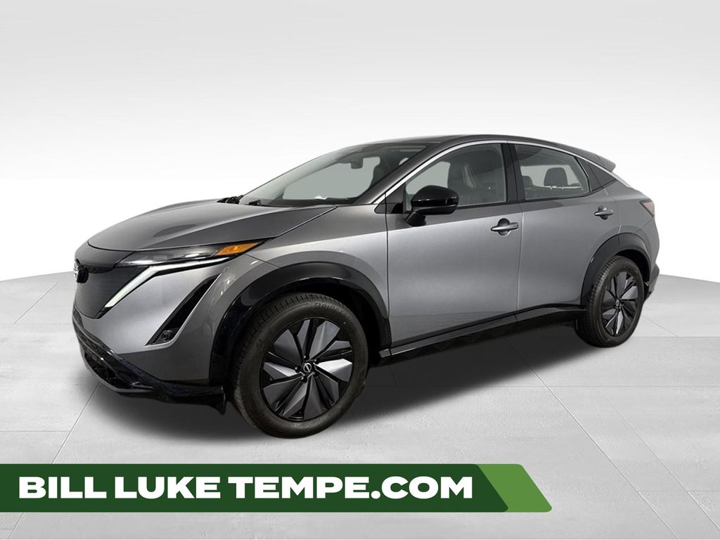 Gray (Gun Metallic) 2023 Nissan Ariya SUV / Crossover Front-Wheel Drive Continuously Variable Transmission